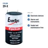 Batteria per apparecchiature Cyclon 2V-X 2V 5Ah AGM – usi consigliati
