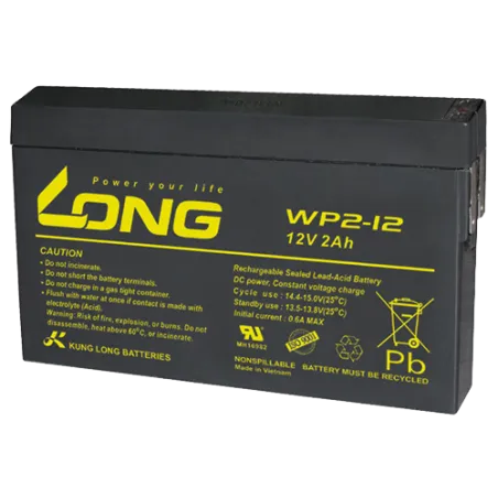 Batteria Long WP2-12 2Ah Long - 1