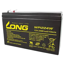 Long WP1224W. Batería para dispositivos electrónicos Long 6Ah 12V