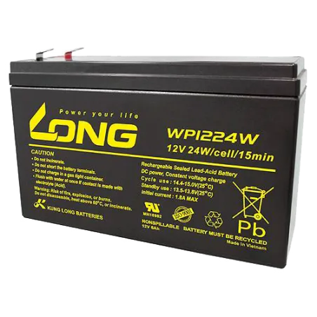 Long WP1224W. bateria para aparelhos eletrônicos Long 6Ah 12V