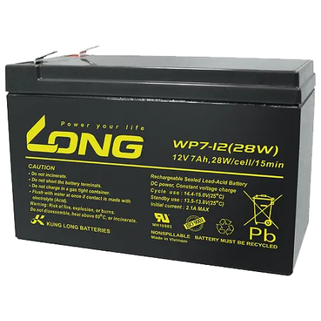 Long WP7-12(28W). Batterien für elektronische Geräte Long 7Ah 12V
