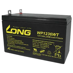 Long WP1236WT. bateria para aparelhos eletrônicos Long 9Ah 12V