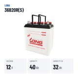 Car battery Long 36B20R(S) 12V 40Ah – key specs
