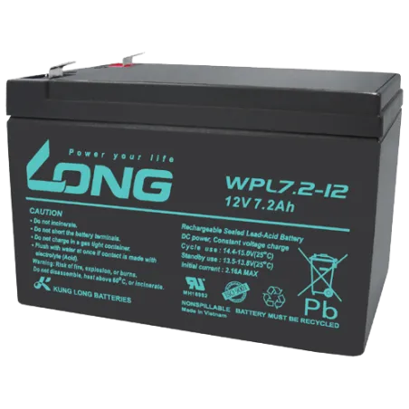 Battery Long WPL7.2-12 7.2Ah Long - 1