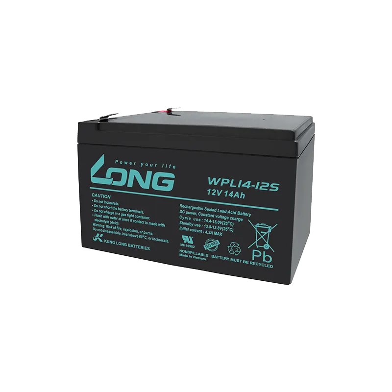Long WPL14-12S. Batería de dispositivo Long 14Ah 12V