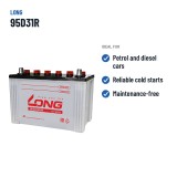 Autobatterie Long 95D31R 12V 80Ah | baterias.com