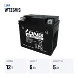 Batteria auto Long WTZ6VIS 12V 6Ah – dati principali