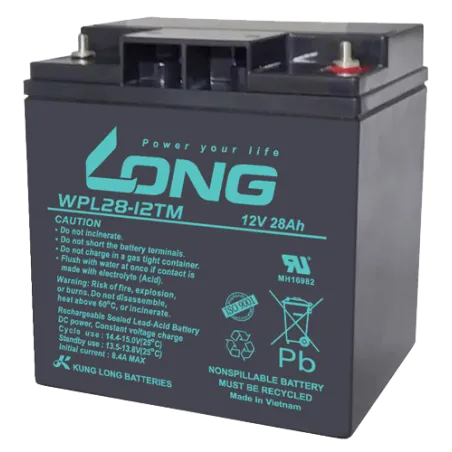Long WPL28-12TM. batteria del dispositivo Long 28Ah 12V
