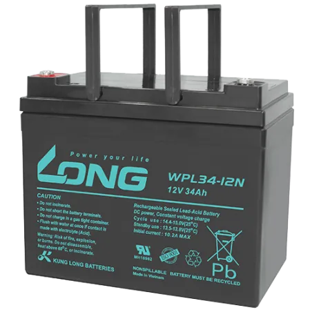 Batterie Long WPL34-12N 34Ah Long - 1