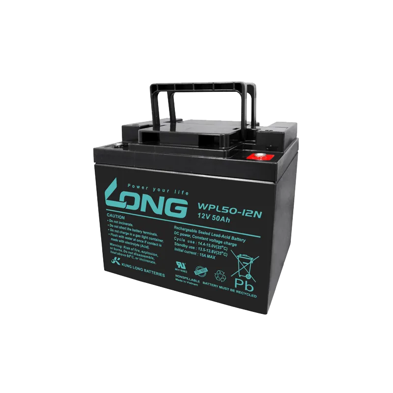 Long WPL50-12N. Gerätebatterie Long 50Ah 12V