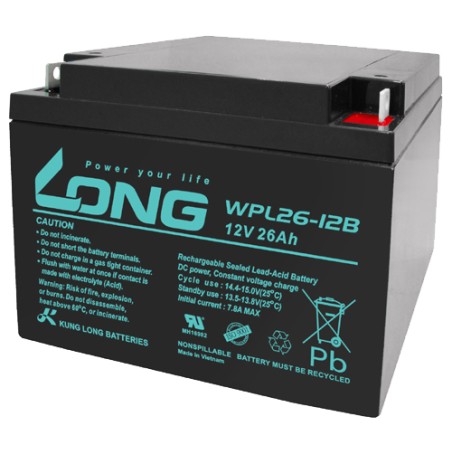 Battery Long WPL26-12B 26Ah Long - 1