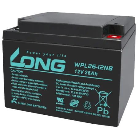 Bateria Long WPL26-12NB 26Ah Long - 1