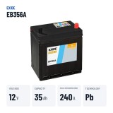 Autobatterie Exide EB356A 12V 35Ah 240A – wichtigste Daten