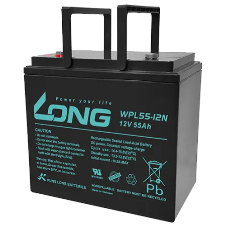 Bateria Long WPL55-12N 55Ah Long - 1