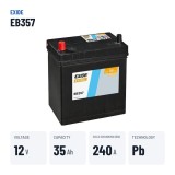 Batería de coche Exide EB357 12V 35Ah 240A – datos clave