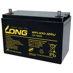 Long WPL100-12RU. Batería de dispositivo Long 100Ah 12V