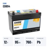 Batterie voiture Exide EB954 12V 95Ah 760A – caractéristiques clés