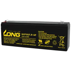 Long WPS2.3-12. Batería de dispositivo Long 2.3Ah 12V