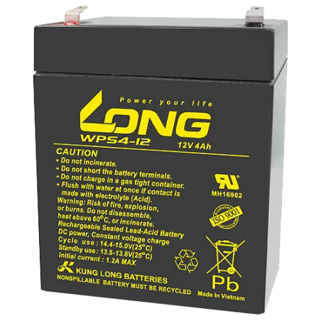 Battery Long WPS4-12 4Ah Long - 1