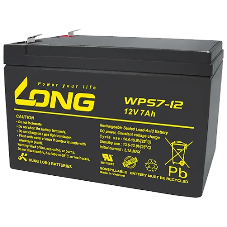 Bateria Long WPS7-12 7Ah Long - 1