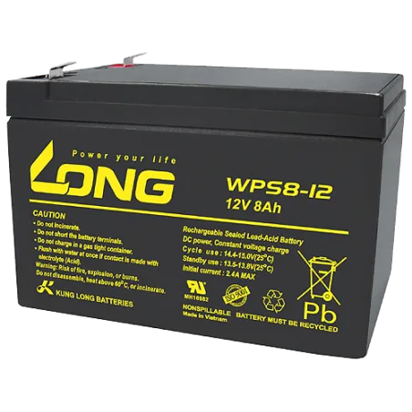 Batería Long WPS8-12 8Ah Long - 1