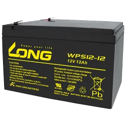 Long WPS12-12. Batería de dispositivo Long 12Ah 12V