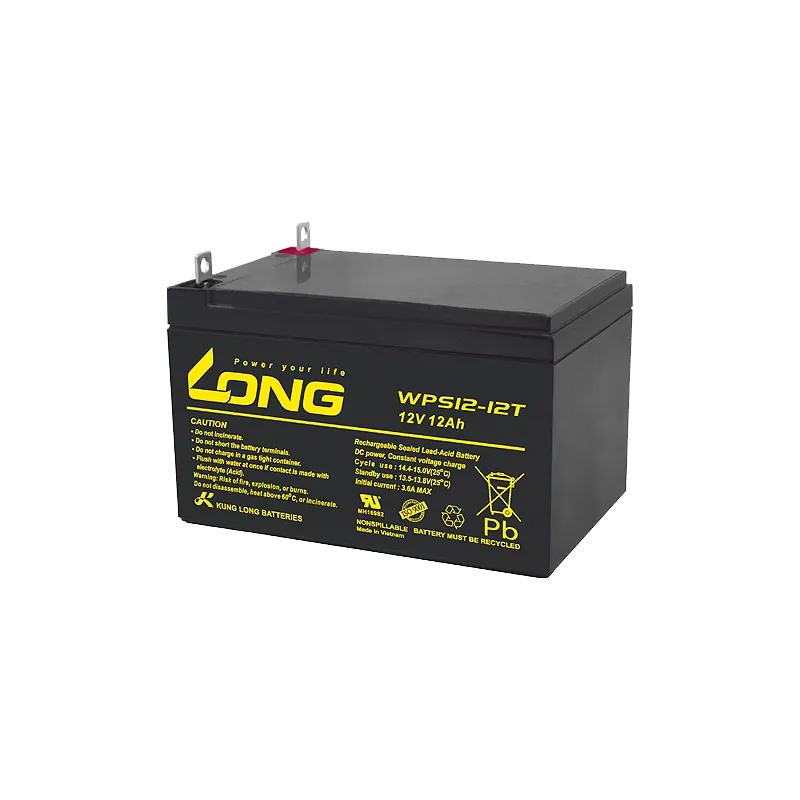 Batterie Long WPS12-12T 12Ah Long - 1