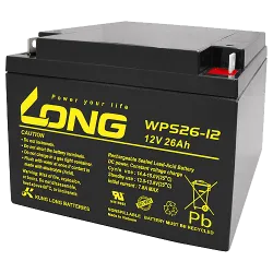 Long WPS26-12. Batería de dispositivo Long 26Ah 12V