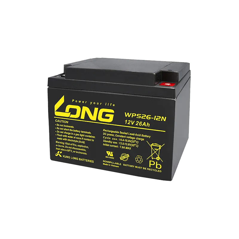 Batterie Long WPS26-12N 26Ah Long - 1