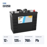 Batería de camión Exide EG1250 12V 125Ah 760A – datos clave