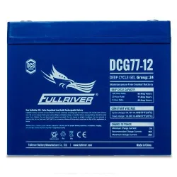 Battery Fullriver DCG77-12 77Ah 12V Dcg FULLRIVER - 1