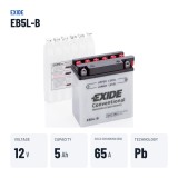 Bateria de mota Exide EB5L-B 12V 5Ah 65A – dados principais