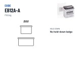 Motorcycle battery Exide EB12A-A 12V 12Ah 165A – terminal and hold-down