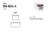 Motorradbatterie Exide E60-N24L-A 12V 28Ah 280A – Pole und Befestigung