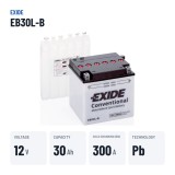 Motorradbatterie Exide EB30L-B 12V 30Ah 300A – wichtigste Daten