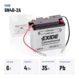 Motorradbatterie Exide 6N4B-2A 6V 4Ah 35A – wichtigste Daten