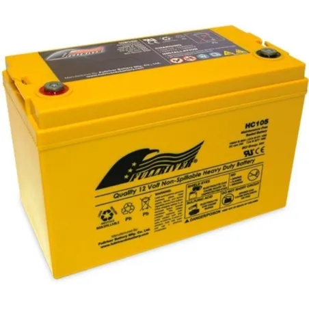 Battery Fullriver HC105 105Ah 1050A 12V Hc FULLRIVER - 1