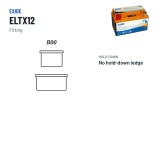 Motorradbatterie Exide ELTX12 12V 4Ah 210A Li-Ion – Pole und Befestigung
