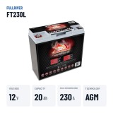 Bootsbatterie Fullriver FT230L 12V 20Ah 230A AGM – wichtigste Daten