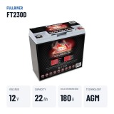 Marine battery Fullriver FT230D 12V 22Ah 180A AGM – key specs