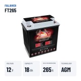 Bootsbatterie Fullriver FT265 12V 18Ah 265A AGM – wichtigste Daten