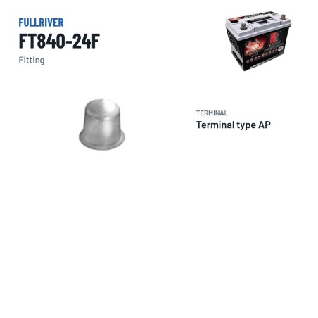 Batterie marine Fullriver FT840-24F 12V 75Ah 840A AGM