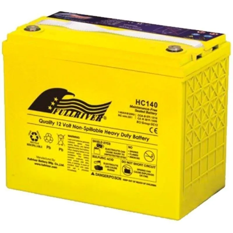 Battery Fullriver HC140 140Ah 1210A 12V Hc FULLRIVER - 1