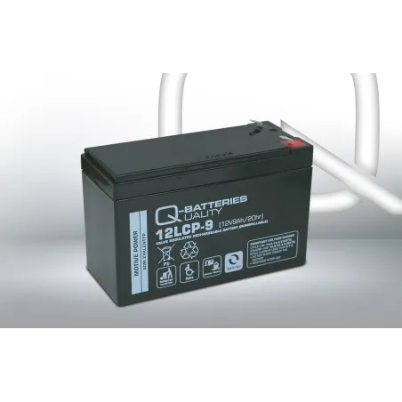 Q-battery 12LCP-9. Bateria para reserva de energia Q-battery 9Ah 12V