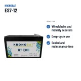 Batería estacionaria SAI/UPS Kronobat ES7-12 12V 7Ah AGM