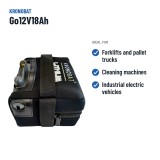 Bateria de tração Kronobat Go12V18Ah 12V Litio – utilizações recomendadas