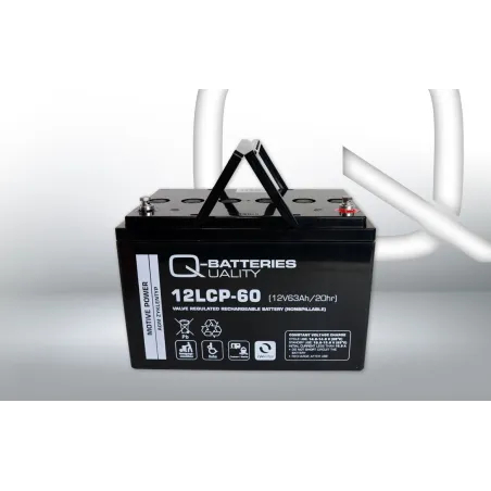 Batterie Q-battery 12LCP-60 63Ah Q-battery - 1