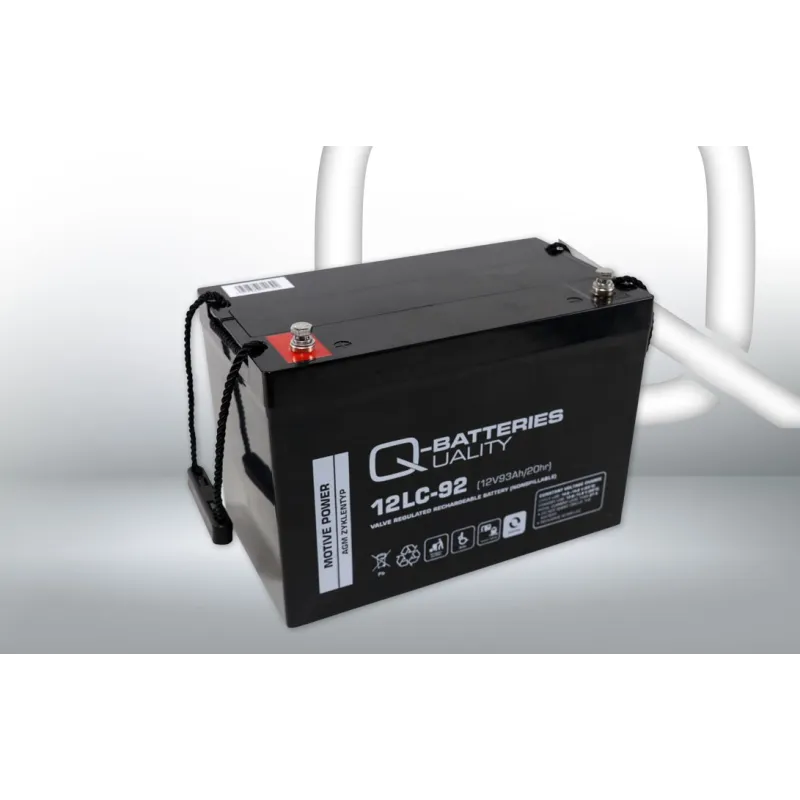 Q-battery 12LC-92. Bateria para reserva de energia Q-battery 93Ah 12V