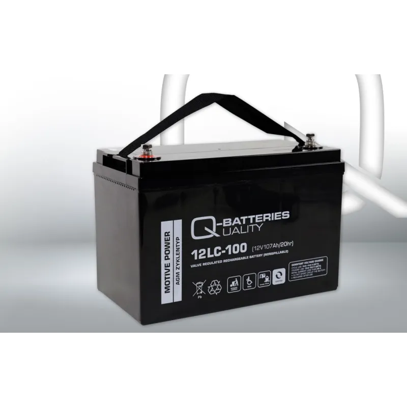 Q-battery 12LC-100. Batterie pour la réserve de marche Q-battery 107Ah 12V
