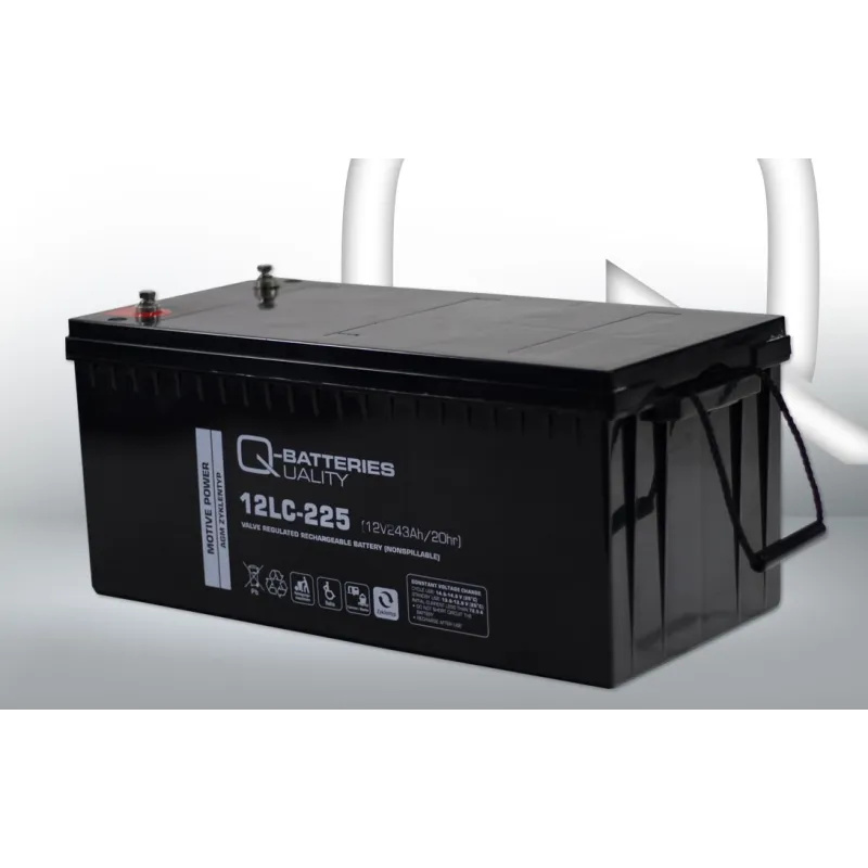 Q-battery 12LC-225. Bateria para reserva de energia Q-battery 243Ah 12V